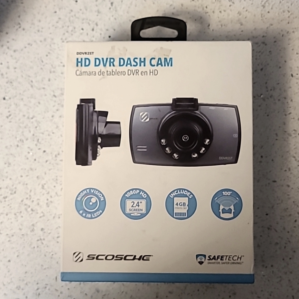 Scosche HD DVR Dash Cam